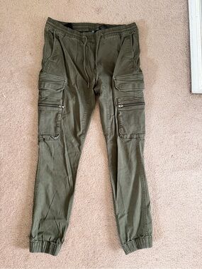 H&M Olive Green Cargo Joggers